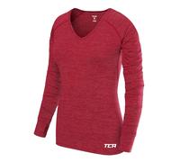 TCA Elle Maglia Termica da Donna a Manica Lunga - Maglietta Termica da Corsa - Rosa, L