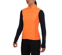 TCA Excel Runner Gilet da Corsa da Bambina Sportivo con Tasche Zip - Arancia, 8-10 Anni