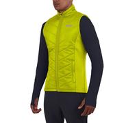 TCA Excel Runner Gilet Da Corsa Da Bambino Sportivo Con Tasche Zip - Verde Acceso, 12-14 Anni