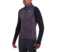 TCA Excel Runner Gilet da Corsa da Uomo Sportivo Termico con Tasche Zip - Viola, S