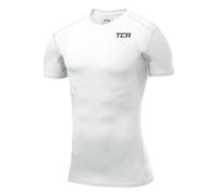 TCA Hyperfusion da Uomo Maglia a Manica Corta Sottomaglia a Compressione - Bianco, M