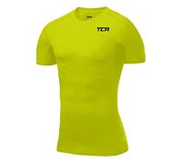 TCA Hyperfusion da Uomo Maglia a Manica Corta Sottomaglia a Compressione - Verde