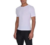 TCA Maglia Base Layer a Manica Corta da Ciclismo per Uomo - Top in Mesh da Ciclismo Estivo da Uomo- Maglia Base Layer Leggera - Bianco, S