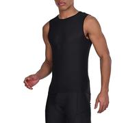 TCA Maglia Base Layer a Manica Corta da Ciclismo per Uomo - Top in Mesh da Ciclismo Estivo da Uomo- Maglia Base Layer Leggera - Black Stealth, S