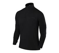 TCA Maglia Termica Uomo Fusion PRO - Maglia da Corsa con Maniche Lunghe e Zip - Tecnologia Quickdry - Nero, M