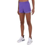 TCA Perform 2 in 1 Pantaloncino da Donna da Corsa con Calzoncino Interno a Compressione e Tasca con Zip - Viola, L