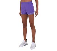 TCA Perform 2 in 1 Pantaloncino da Donna da Corsa con Calzoncino Interno a Compressione e Tasca con Zip - Viola, L