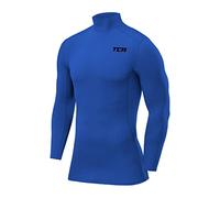 TCA PRO Performance Bambino Maglia Collo Alto a Maniche Lunghe - Blu Acceso, L Ragazzi (10-12 Anni)
