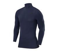 TCA PRO Performance Bambino Maglia Collo Alto a Maniche Lunghe - Blu Scuro, L Ragazzi (10-12 Anni)