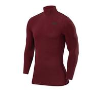 TCA PRO Performance Bambino Maglia Collo Alto a Maniche Lunghe - Cabernet, M Ragazzi (8-10 Anni)