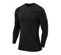 TCA PRO Performance Compression Base Layer Top Termico da Bambino Manica Lunga - Black Stealth (Nero), M Ragazzi (8-10 Anni)