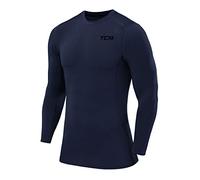 TCA PRO Performance Compression Base Layer Top Termico da Uomo Manica Lunga - Blu Scuro, M
