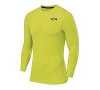 TCA PRO Performance Compression Base Layer Top Termico da Uomo Manica Lunga - Verde Acceso, L