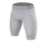TCA PRO Performance Compression Pantaloncini da Bambino Base Layer Termico - Grigio, XL Ragazzi (12-14 Anni)