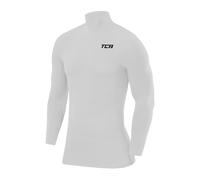 TCA PRO Performance Uomo Maglia Collo Alto a Maniche Lunghe - Bianco, XL