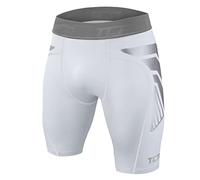 TCA Ragazzi CarbonForce PRO Compression Base Layer Shorts Termico - Bianco, S Ragazzi (6-8 Anni)