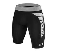 TCA Shorts Carbonforce Termici a Compressione per Uomo - Nero/Grigio, S
