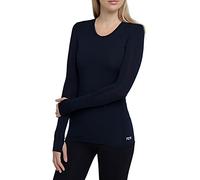 TCA Stamina Maglia da Donna a Manica Lunga da Corsa Intimo Tecnico - Blu Scuro, M