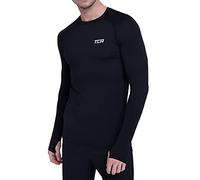 TCA Stamina Maglia Manica Lunga da Uomo Top da Corsa - Nero, M