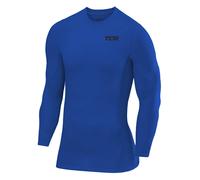 TCA Superthermal Base Layer a Compressione Maglia Manica Lunga Termica sotto Maglia da Uomo - Blu Acceso, L