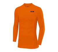 TCA Superthermal Base Layer a Compressione Maglia Manica Lunga Termica sotto Maglia da Bambino - Arancia, 10-12 Anni