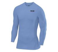 TCA Superthermal Base Layer a Compressione Maglia Manica Lunga Termica sotto Maglia da Uomo- Azzurro, XL