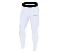 TCA Superthermal Calzamaglia da Palestra Compresso Base Layer Termico da Corsa Bambino - Bianco, 8-10 Anni