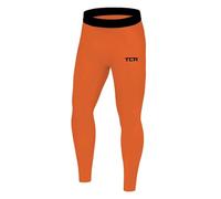 TCA Superthermal Calzamaglia da Palestra Compresso Base Layer Termico da Corsa Bambino - Arancia, 10-12 Anni