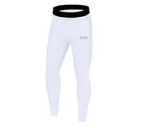 TCA Superthermal Calzamaglia da Palestra Compresso Base Layer Termico da Corsa Bambino - Bianco, 12-14 Anni