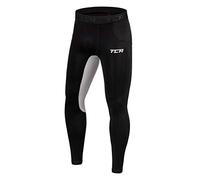 TCA Superthermal Calzamaglia da Palestra Compresso Base Layer Termico da Corsa Uomo - Nero/Grigio Chiaro (Vecchio), L