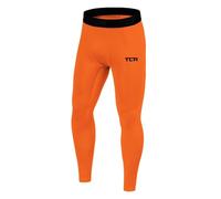 TCA SuperThermal Homme Legging Sport et Running - Collant de Compression Thermique - Arancia, M