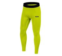 TCA SuperThermal Homme Legging Sport et Running - Collant de Compression Thermique - Verde Acceso, L