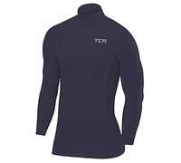 TCA SuperThermal Maglia Termica Collo Alto per Uomo a Compressione con Maniche Lunghe - Grigio Scuro, S