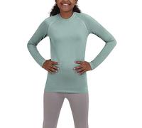 TCA SuperThermal Maglia Termica da Bambina a Manica Lunga con Quickdry - Azzurro, 10-12 Anni
