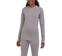TCA SuperThermal Maglia Termica da Bambina a Manica Lunga con Quickdry - Grigio Chiaro, L Ragazze (10-12 Anni)