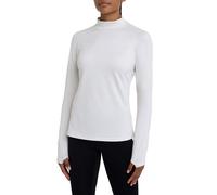 TCA SuperThermal Maglia Termica da Donna a Manica Lunga con Quickdry a Collo Alto - Bianco, M