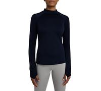 TCA SuperThermal Maglia Termica da Donna a Manica Lunga con Quickdry a Collo Alto - Blu Scuro, L