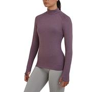 TCA SuperThermal Maglia Termica da Donna a Manica Lunga con Quickdry a Collo Alto - Viola, XS