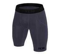 TCA SuperThermal Pantaloncino da Uomo Compresso Base Layer Termico - Grigio Scuro, S