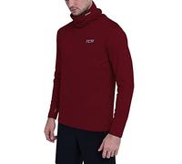 TCA Warm-Up da Uomo Maglia a Collo Alto da Corsa Termico a Maniche Lunghe - Cabernet, S