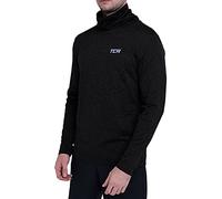 TCA Warm-Up da Uomo Maglia a Collo Alto da Corsa Termico a Maniche Lunghe - Nero, L