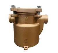Tcairzl Filtro per acqua di mare in bronzo resistente, filtro per acqua di mare ad alta efficienza, rimozione dei detriti per barche, yacht, motori marini e sistemi industriali di raffreddamento