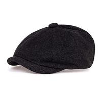 tcax Coppola Uomo Berretti da Strillone retrò A Spina di Pesce Berretti da Strillone da Uomo Berretti Berretti Autunno Inverno Uomo Vintage Pittore Cappelli Ottagonali Gorras
