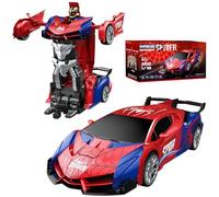 Tccydm Macchina Telecomandata Spider,2.4GHz Trasforma Robot & RC Auto,Spider Cars Macchinine,Auto Robot RC Rotazione 360°,da Corsa,Radiocomandata Giochi Esterno Giocattolo,Bambino Bimbi 3-9 Anni