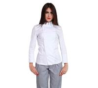 TCD Giacca Casacca da Chef Cuoco Donna Bianca con POSSIBILITA' di RICAMARE Il Nome (XL, Ricamo No)