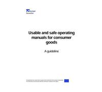 TCeurope Usable and Safe Operating Manuals for Consumer Goods (Tascabile)