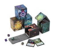 TCGUARD 5 in 1, scatola portaoggetti per carte MTG, TCG e crediti, per oltre 100 carte confezionate singolarmente, con giochi di carte collezionabili