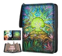 TCGUARD Album per 900 Carte Collezionabili MTG, Standard, YGO/PTCG (9 Scomparti, Verde)