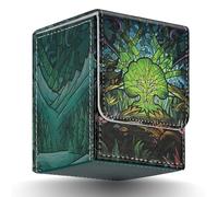 TCGUARD Deck Box per carte MTG, TCG per carte Magic The Gathering per oltre 100 carte incollate singolarmente con giochi di carte collezionabili, TCG, Yugioh, ecc. Verde