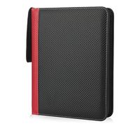 TCGUARD Raccoglitore per carte collezionabili a 9 tasche con maniche, raccoglitore per carte da collezione in PU a 900 tasche su entrambi i lati, raccoglitore da baseball, per carte sportive, MTG, TCG